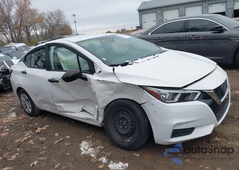 2020 Nissan Versa S Xtronic Cvt from USA, damaged, VIN 3N1CN8DV2LL856865